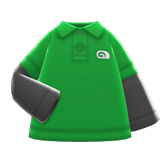 Layered Polo Shirt Animal Crossing New Horizons | ACNH Items - ACNHMALL