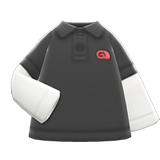 Layered Polo Shirt Animal Crossing New Horizons | ACNH Items - ACNHMALL