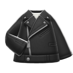 Biker Jacket Animal Crossing New Horizons | ACNH Items - ACNHMALL