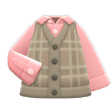 Checkered Sweater Vest Animal Crossing New Horizons | ACNH Items - ACNHMALL