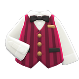 Shirt With Striped Vest Animal Crossing New Horizons | ACNH Items - ACNHMALL