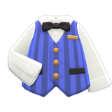 Shirt With Striped Vest Animal Crossing New Horizons | ACNH Items - ACNHMALL