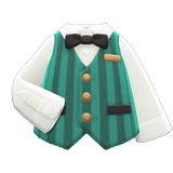 Shirt With Striped Vest Animal Crossing New Horizons | ACNH Items - ACNHMALL