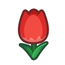 Red Tulips Animal Crossing New Horizons | ACNH Critter - ACNHMALL