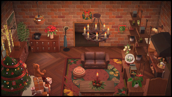 Warm Christmas Livingroom