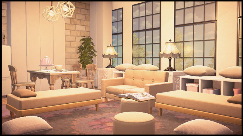 White Cozy Livingroom