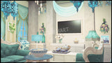 Blue Moroccan Livingroom