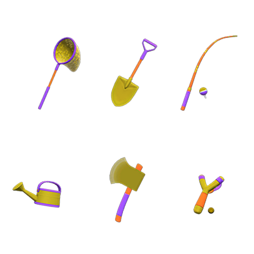 Golden Tool Set