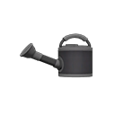 Black outdoorsy watering can for Animal Crossing: New Horizons